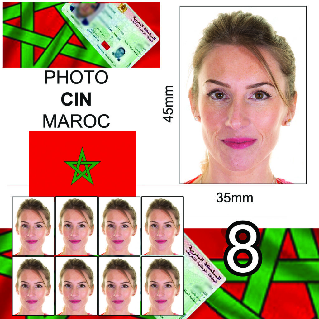 Photo didentité Carte didentité Nationale Maroc CIN photoservice ma